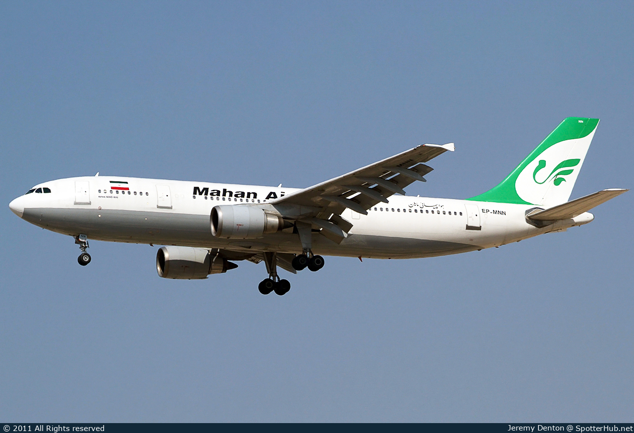 Photo of EP-MNN - Airbus A300B4-605R operated by Mahan Air