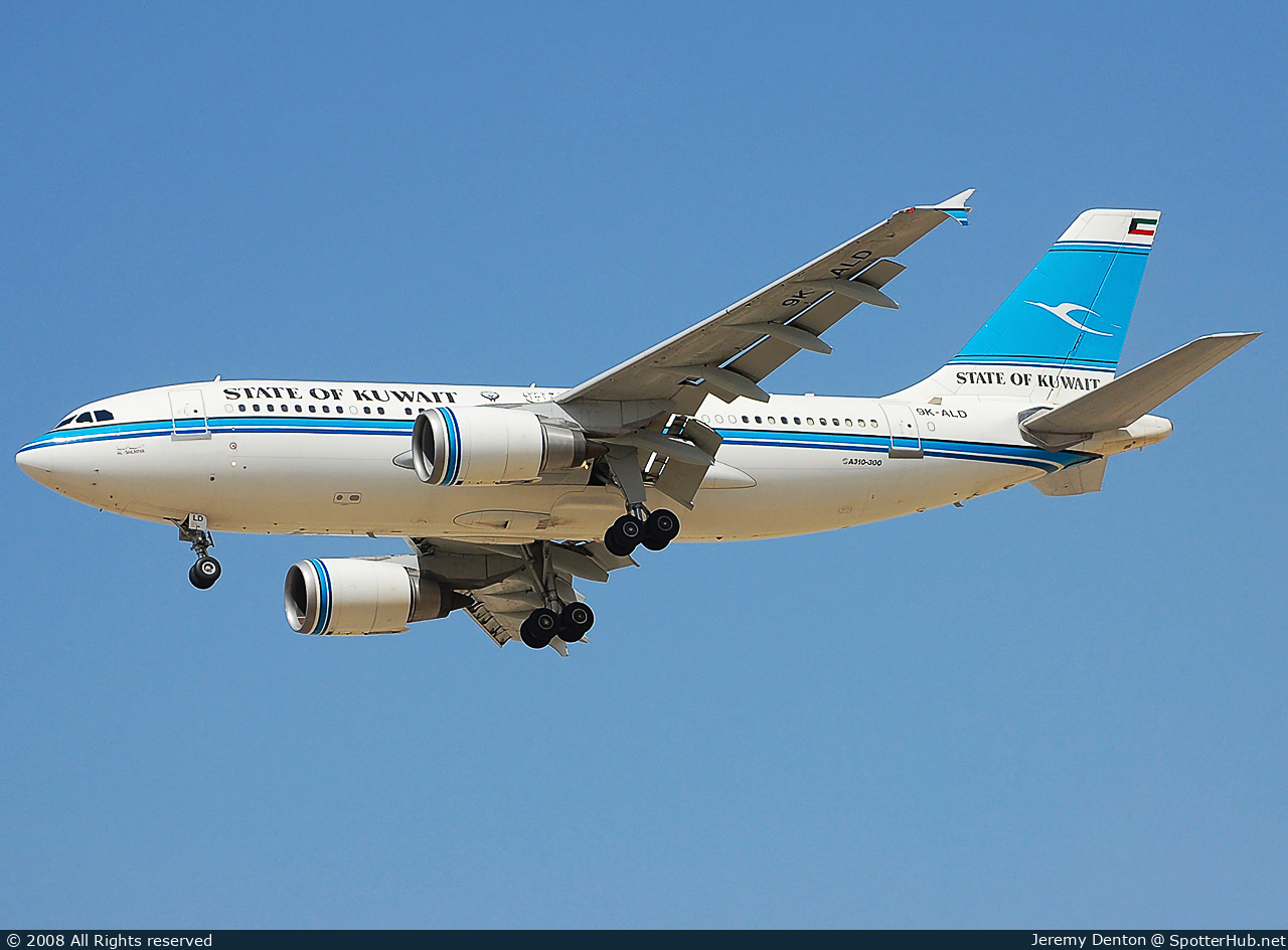 Photo of 9K-ALD - Airbus A310-308 operated by Government of Kuwait