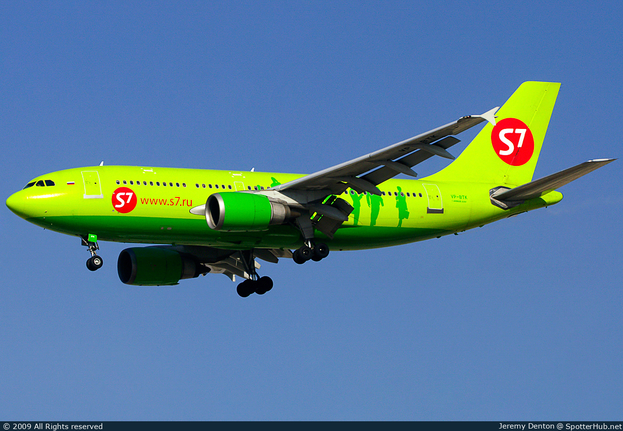 Photo of VP-BTK - Airbus A310-204 operated by S7 Airlines