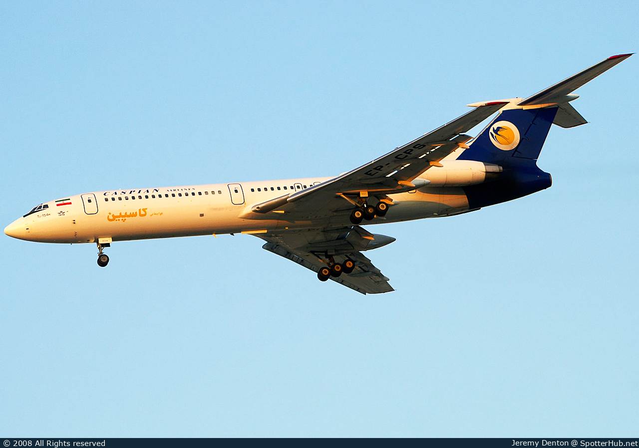 Photo of EP-CPS - Tupolev Tu-154M operated by Caspian Airlines