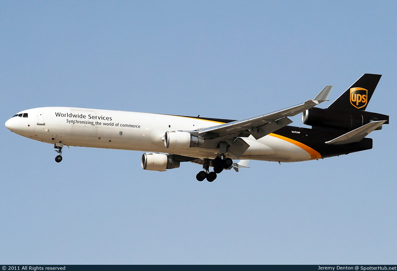 Photo of N292UP - McDonnell Douglas MD-11(F) operated by UPS United Parcel Service