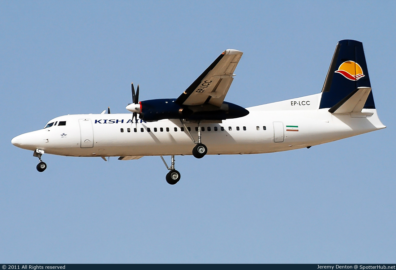 Photo of EP-LCC - Fokker 50 operated by Kish Air