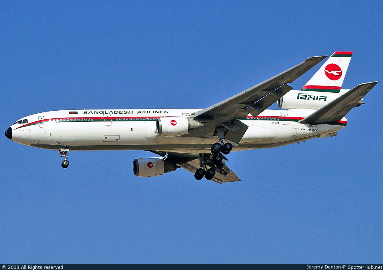 Photo of S2-ACP - McDonnell Douglas DC-10-30 operated by Biman Bangladesh Airlines