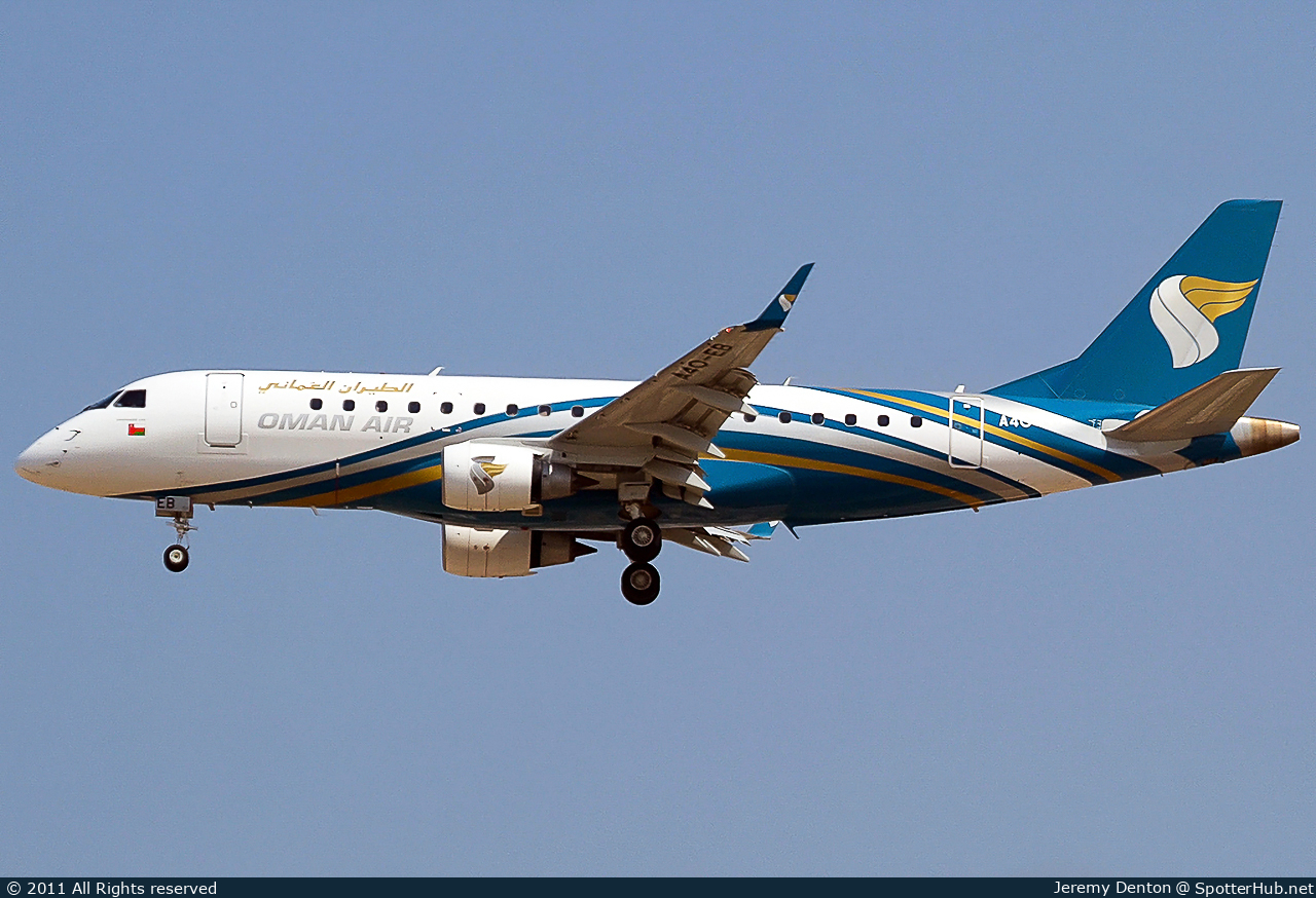 Photo of A4O-EB - Embraer ERJ-175AR operated by Oman Air