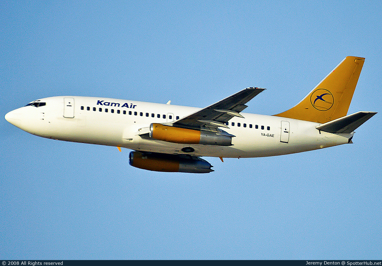 Photo of YA-GAE - Boeing 737-247(Adv) operated by Kam Air