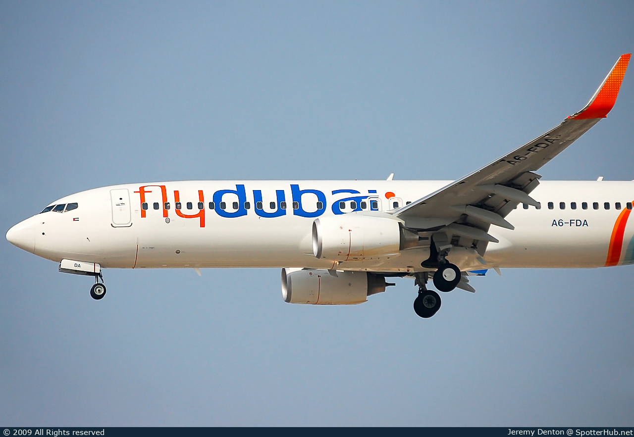 Photo of A6-FDA - Boeing 737-8KN operated by flydubai