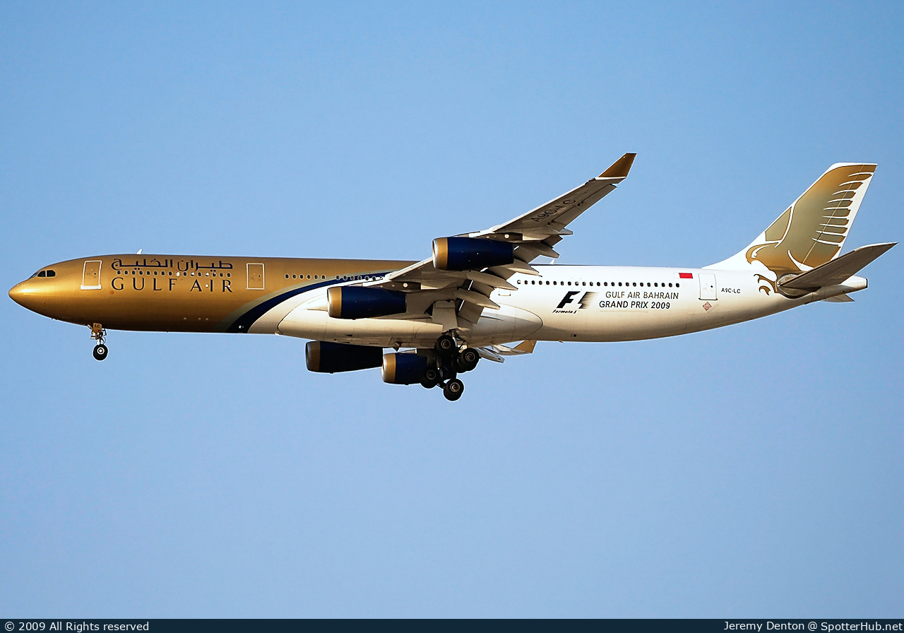 Photo of A9C-LC - Airbus A340-312 operated by Gulf Air