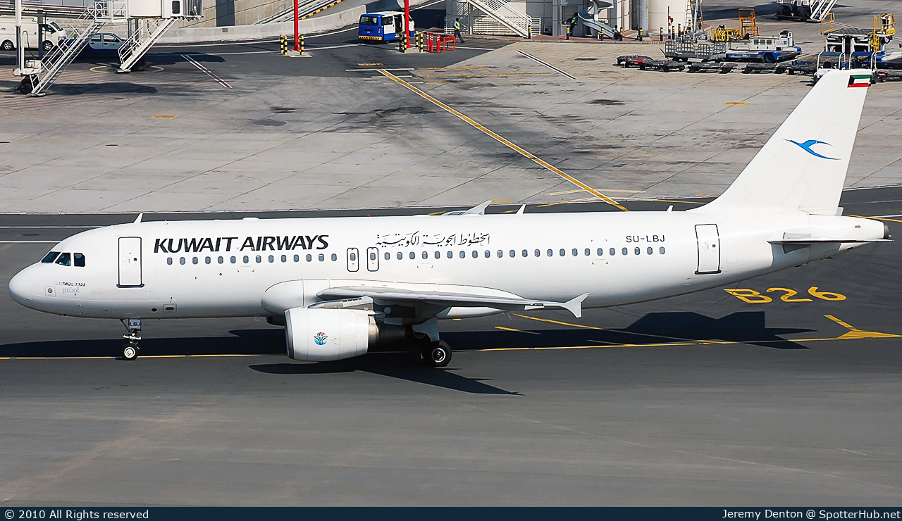 Photo of SU-LBJ - Airbus A320-214 operated by Kuwait Airways (opb Lotus Air)