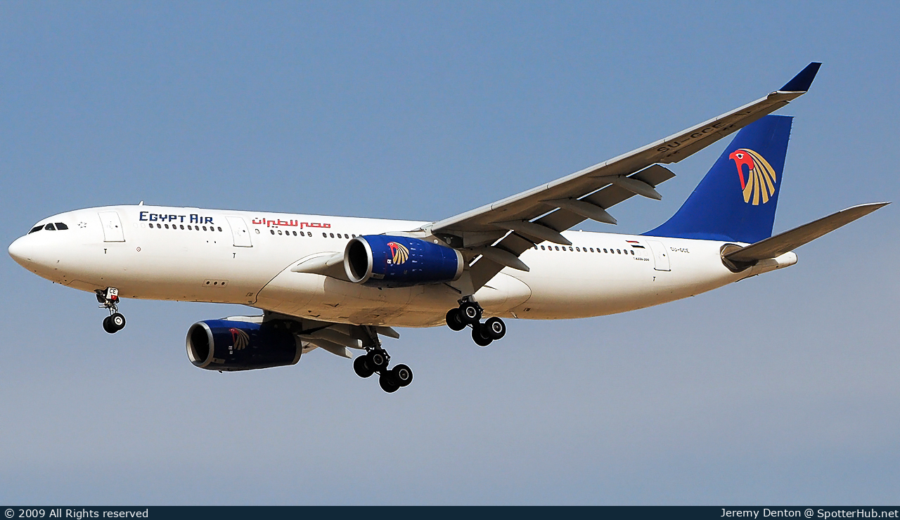 Photo of SU-GCE - Airbus A330-243 operated by Egyptair