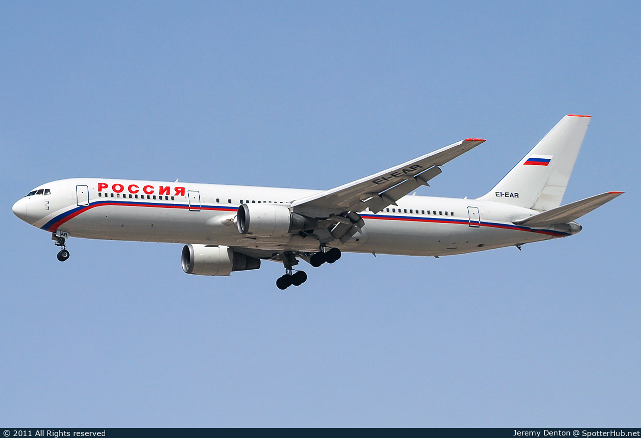 Photo of EI-EAR - Boeing 767-3Q8(ER) operated by Rossiya Airlines
