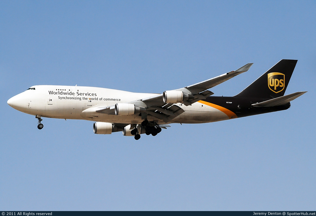 Photo of N578UP - Boeing 747-45E(BCF) operated by UPS United Parcel Service