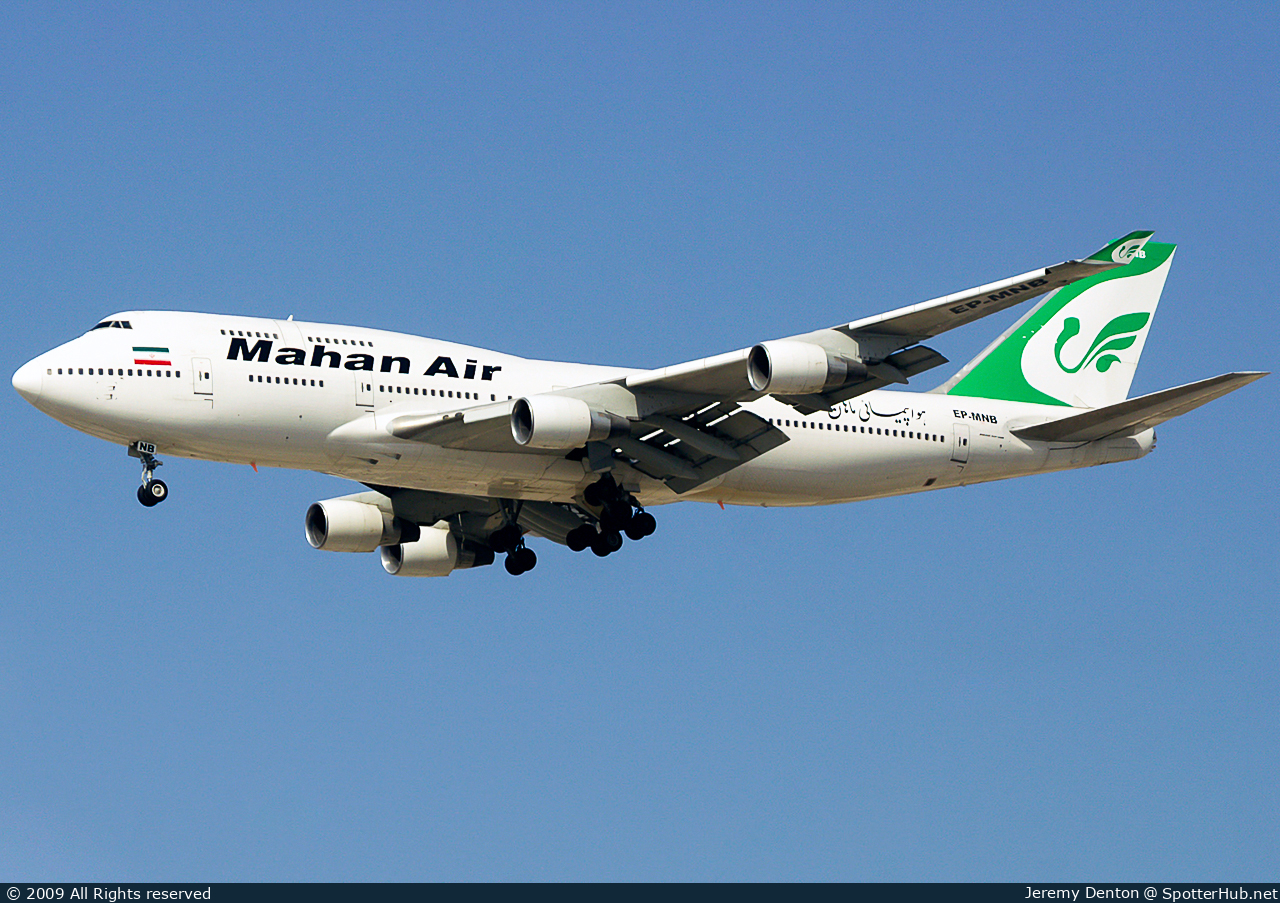 Photo of EP-MNB - Boeing 747-422 operated by Mahan Air