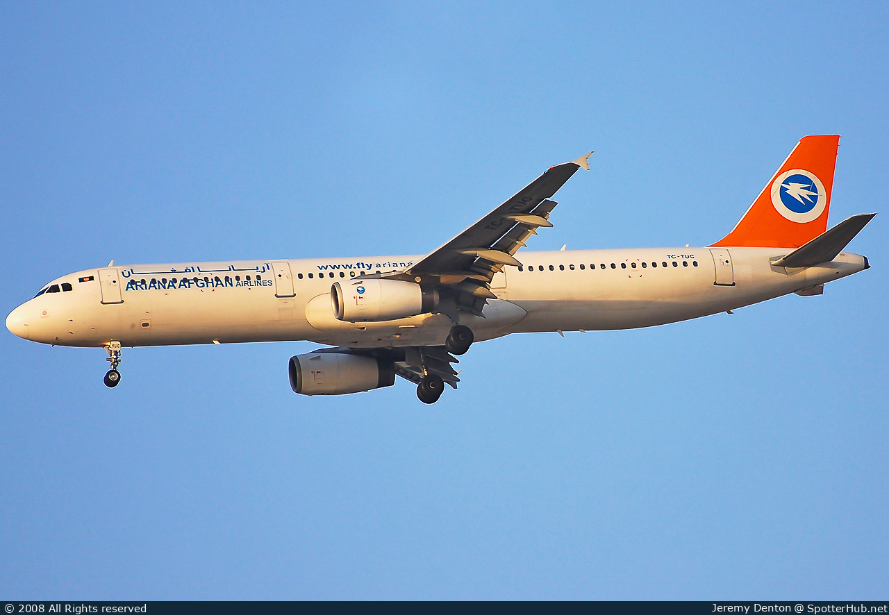 Photo of TC-TUC - Airbus A321-131 operated by Ariana Afghan Airlines (opb BestAir)