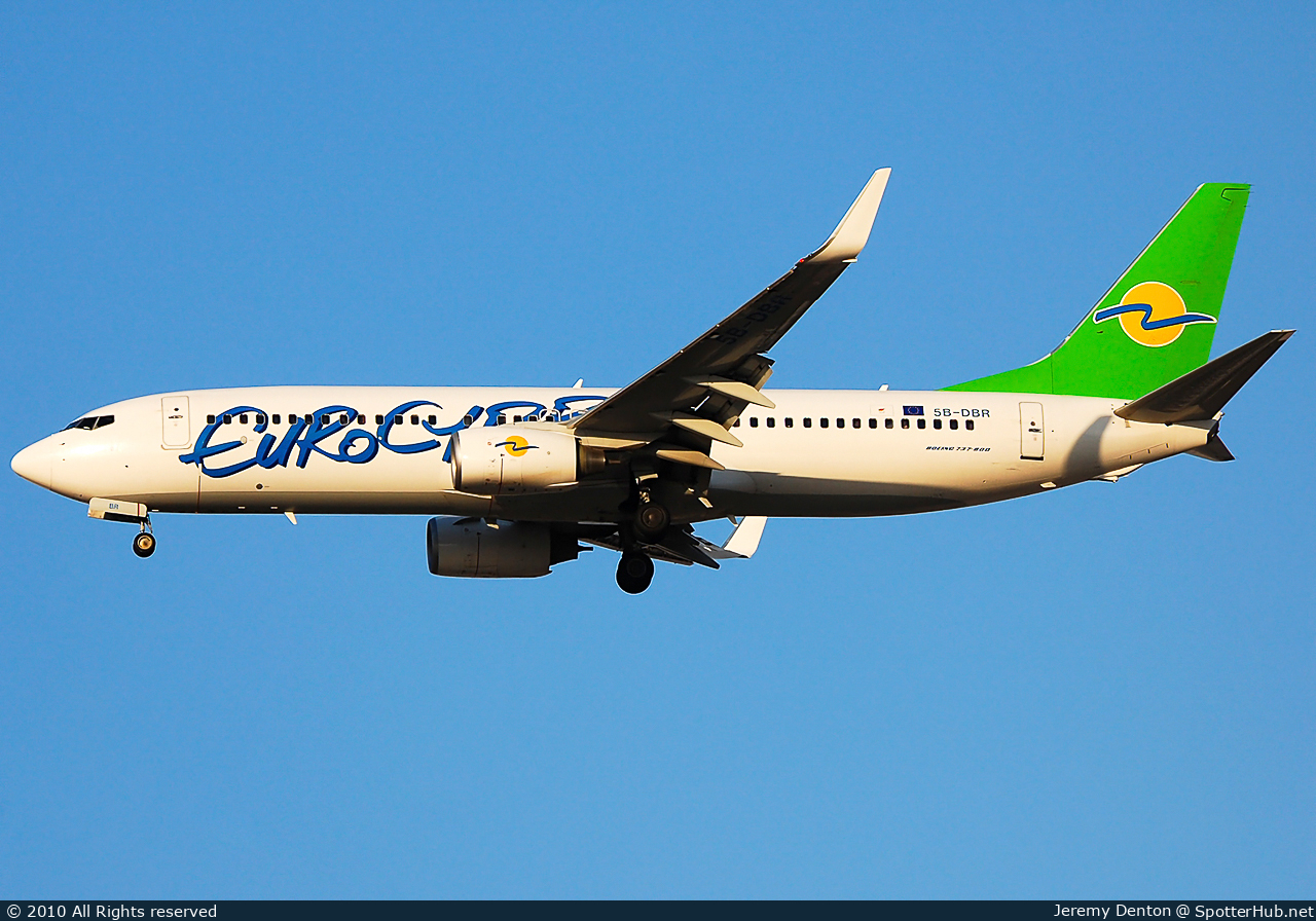 Photo of 5B-DBR - Boeing 737-8Q8 operated by Eurocypria Airlines