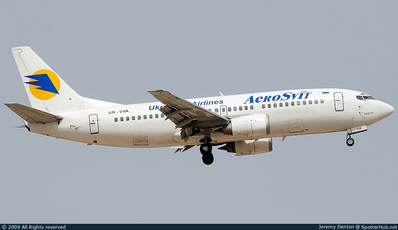 Photo of UR-VVA - Boeing 737-3Q8 operated by AeroSvit Airlines