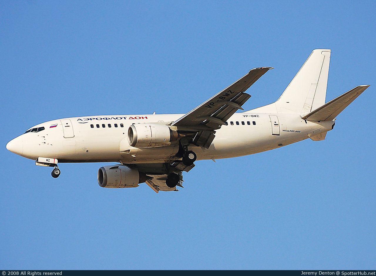 Photo of VP-BWZ - Boeing 737-528 operated by Aeroflot-Don