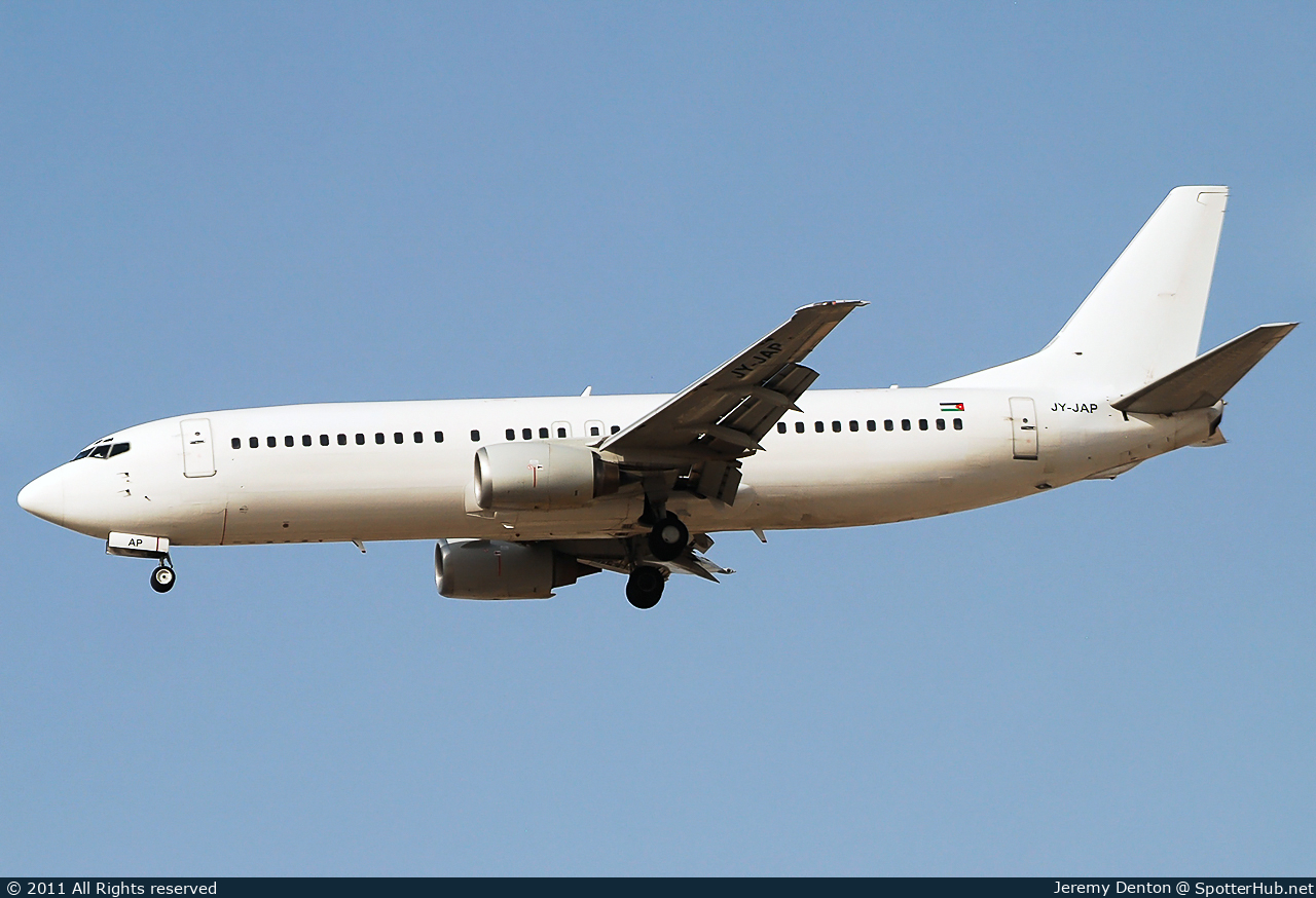 Photo of JY-JAP - Boeing 737-46B operated by Jordan Aviation