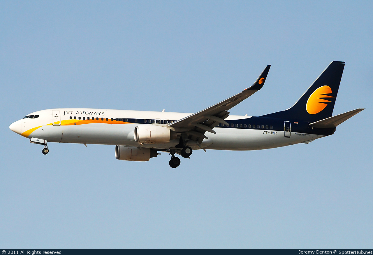 Photo of VT-JBR - Boeing 737-85R operated by Jet Airways