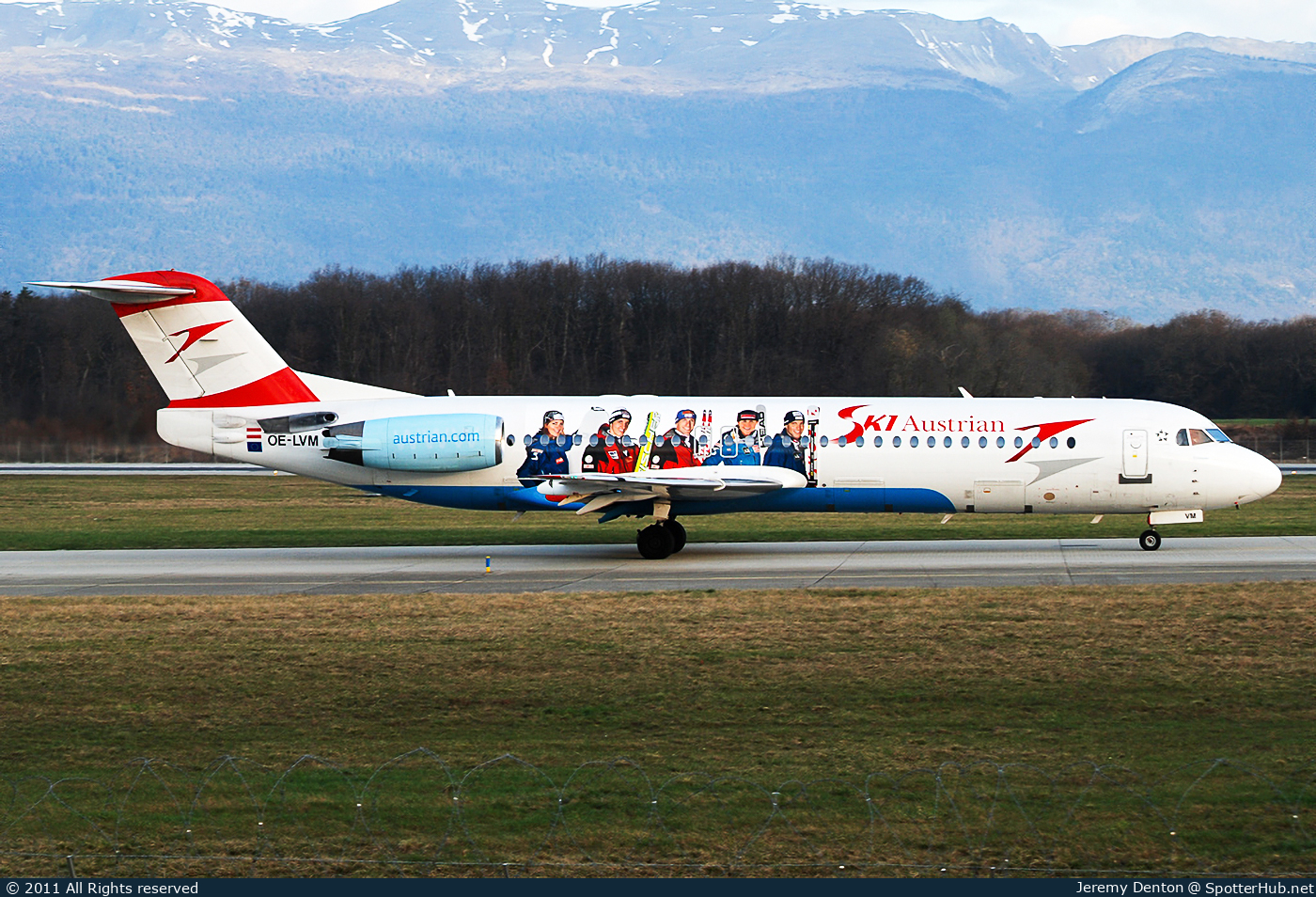 Photo of OE-LVM - Fokker 100 operated by Austrian Airlines