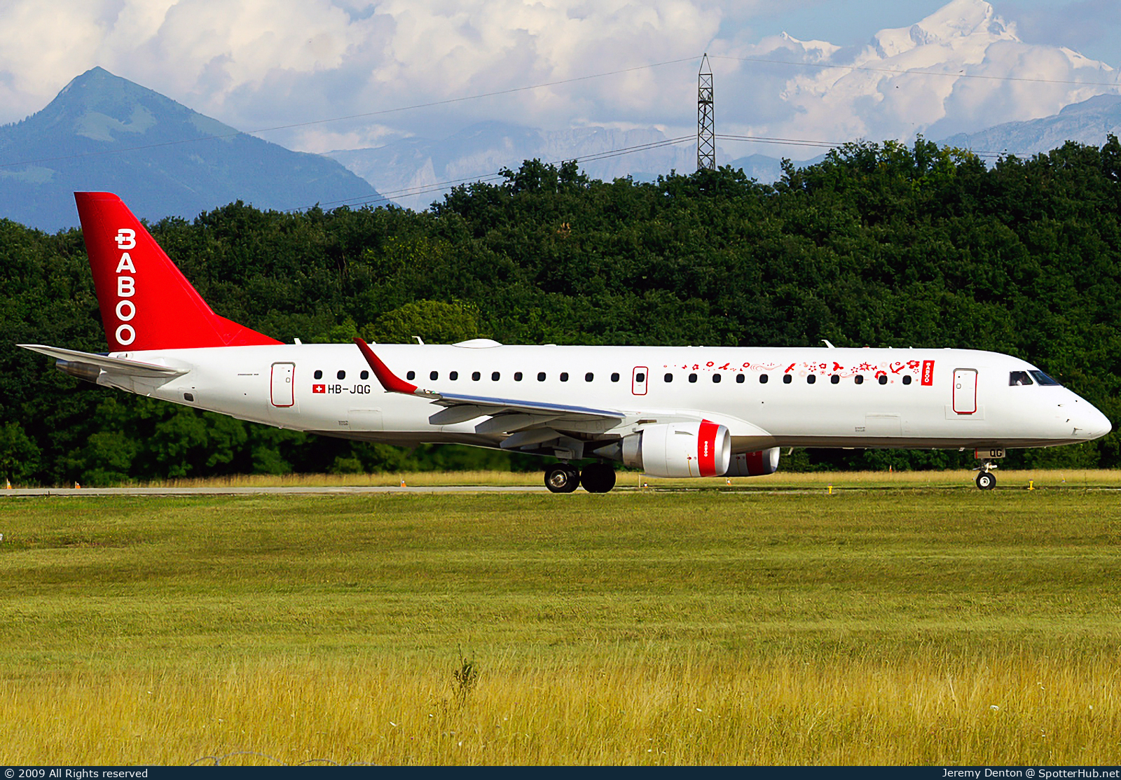 Photo of HB-JQG - Embraer ERJ-190LR operated by Flybaboo