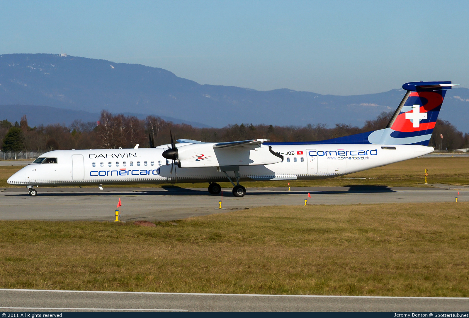 Photo of HB-JQB - Bombardier DHC-8-402 Dash 8 Q400 operated by Darwin Airline