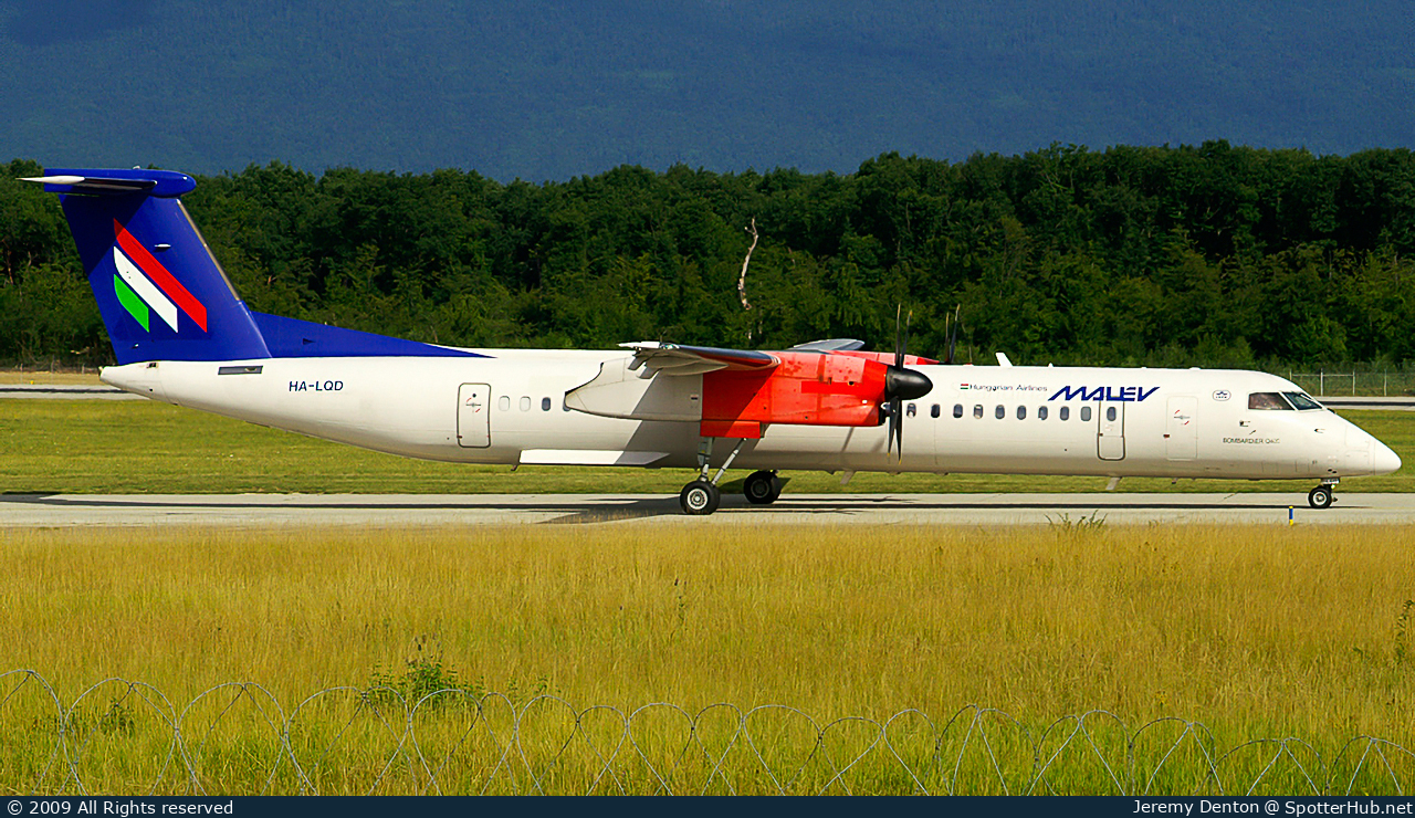Photo of HA-LQD - Bombardier DHC-8-402 Dash 8 Q400 operated by Malév Hungarian Airlines