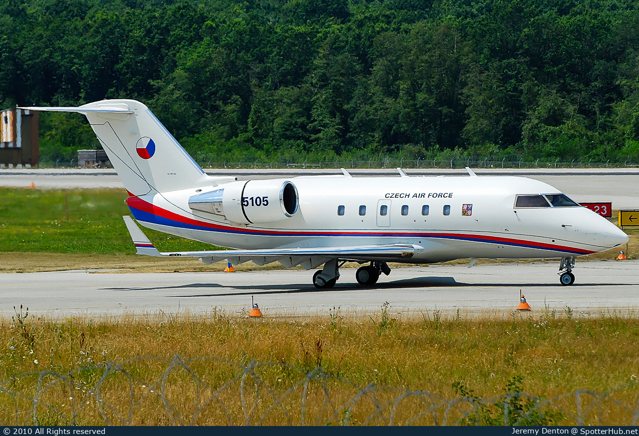 Photo of 5105 - Bombardier Challenger 601-3A operated by Czech Air Force