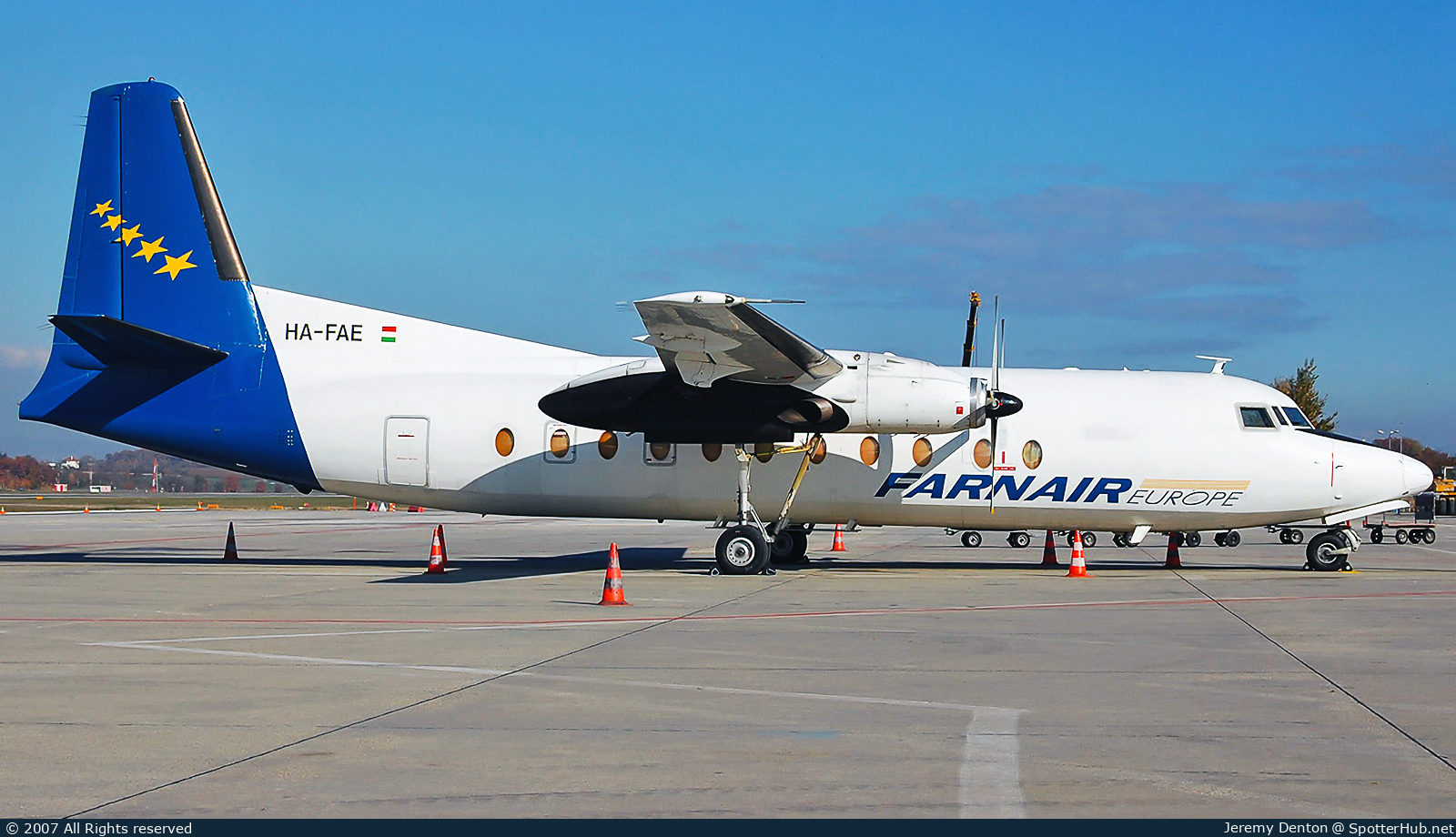 Photo of HA-FAE - Fokker F27-500(F) Friendship operated by Farnair Europe