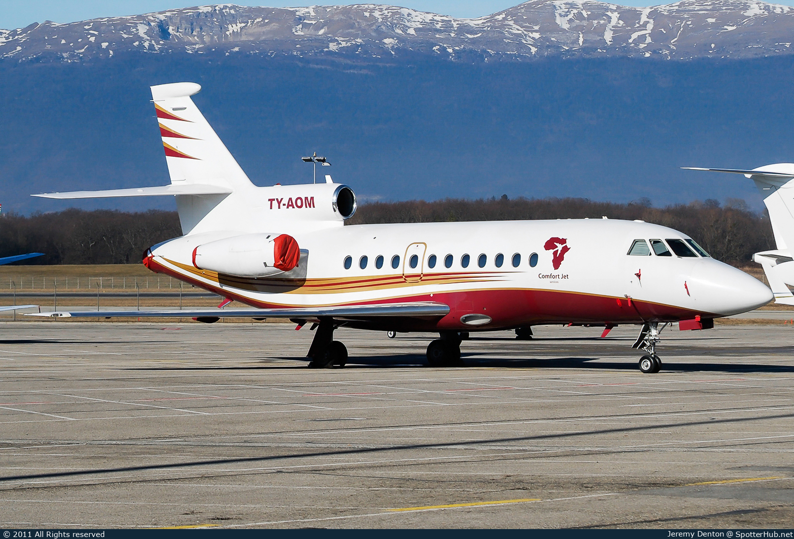 Photo of TY-AOM - Dassault Falcon 900 operated by Comfort Jet Services