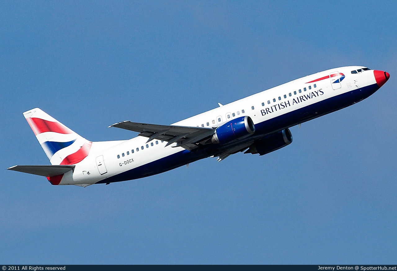Photo of G-DOCX - Boeing 737-436 operated by British Airways