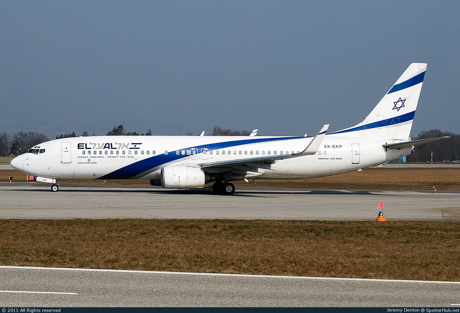 Photo of 4X-EKP - Boeing 737-8Q8 operated by El Al Israel Airlines