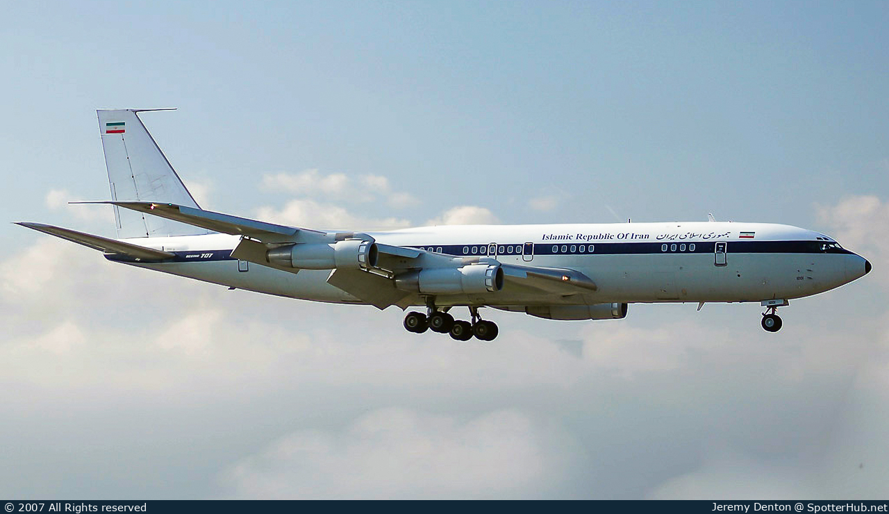 Photo of 1001 - Boeing 707-368C operated by Government of Islamic Republic of Iran