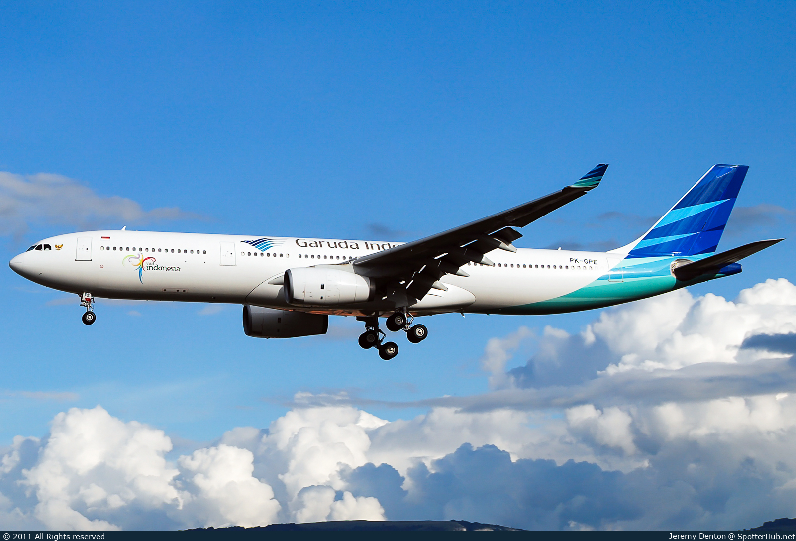 Photo of PK-GPE - Airbus A330-341 operated by Garuda Indonesia