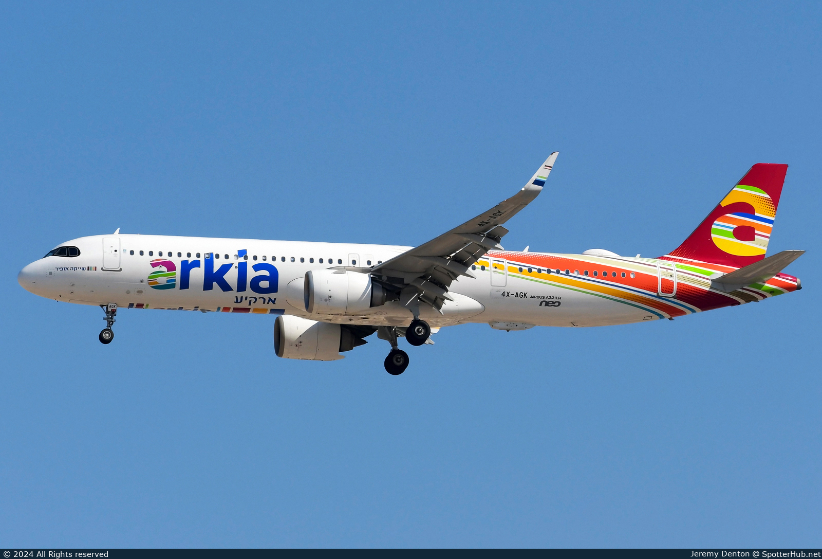 Photo of 4X-AGK - Airbus A321-251NX operated by Arkia Israeli Airlines