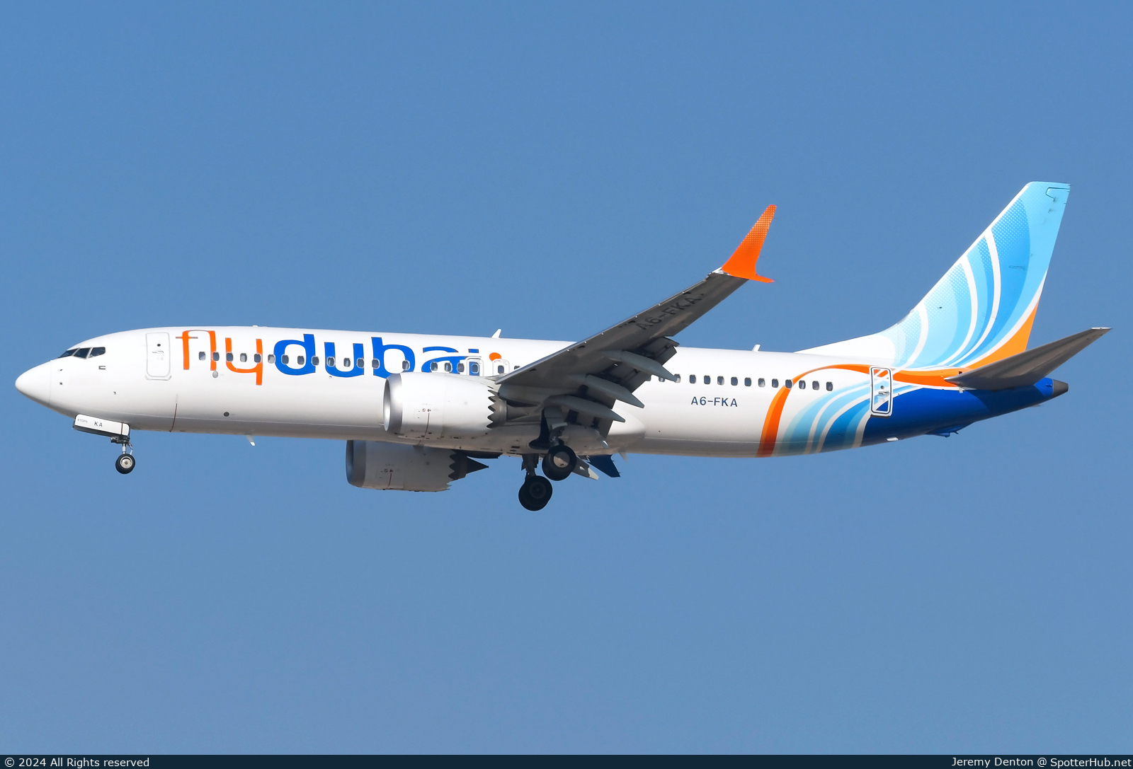 Photo of A6-FKA - Boeing 737 MAX 8 operated by flydubai