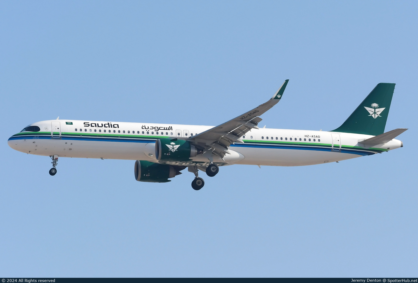 Photo of HZ-ASAD - Airbus A321-251NX operated by Saudia