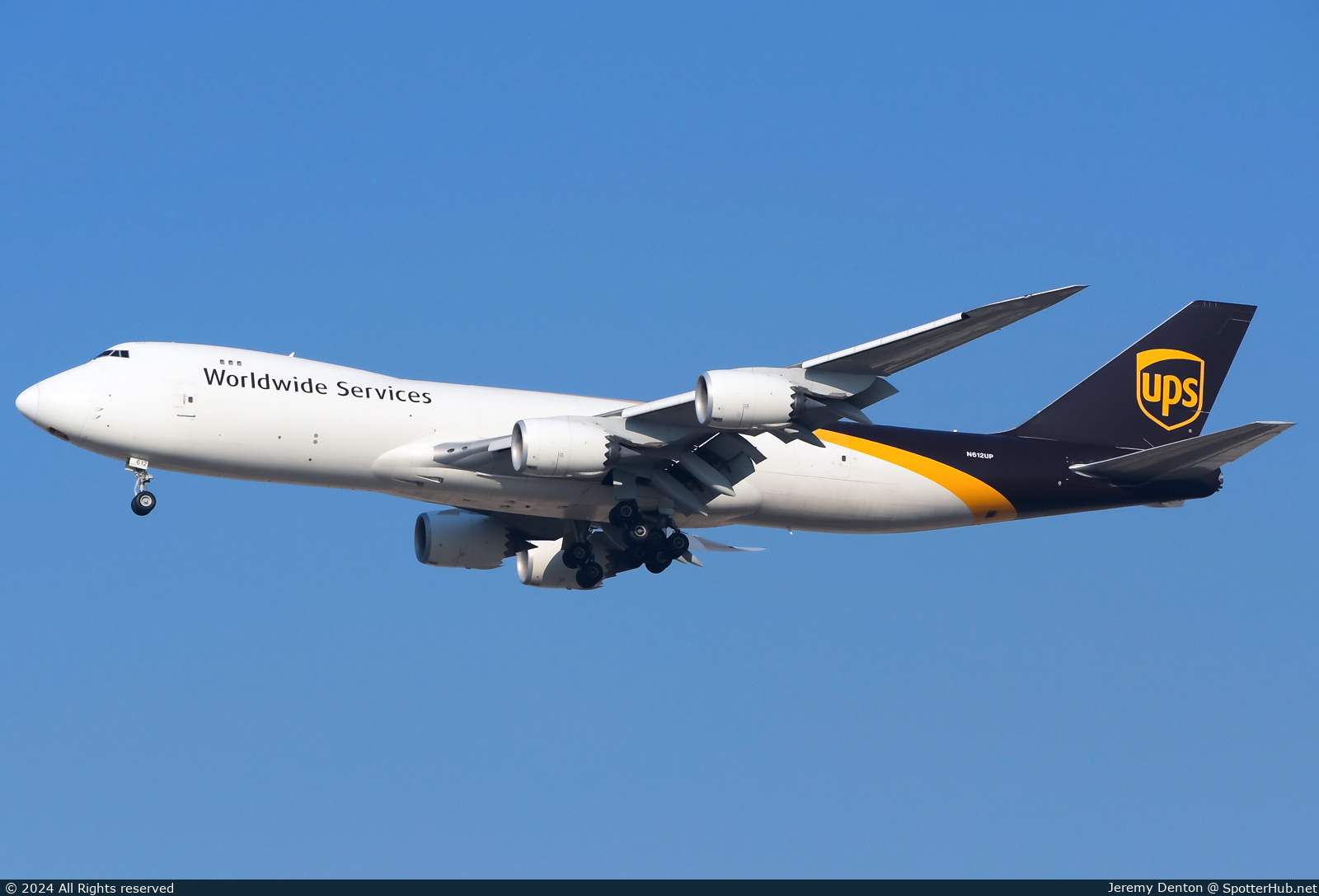 Photo of N612UP - Boeing 747-8F operated by UPS United Parcel Service