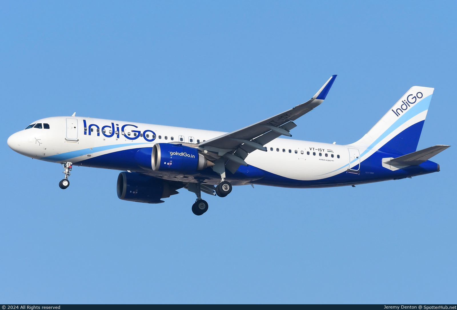 Photo of VT-ISY - Airbus A320-251N operated by IndiGo