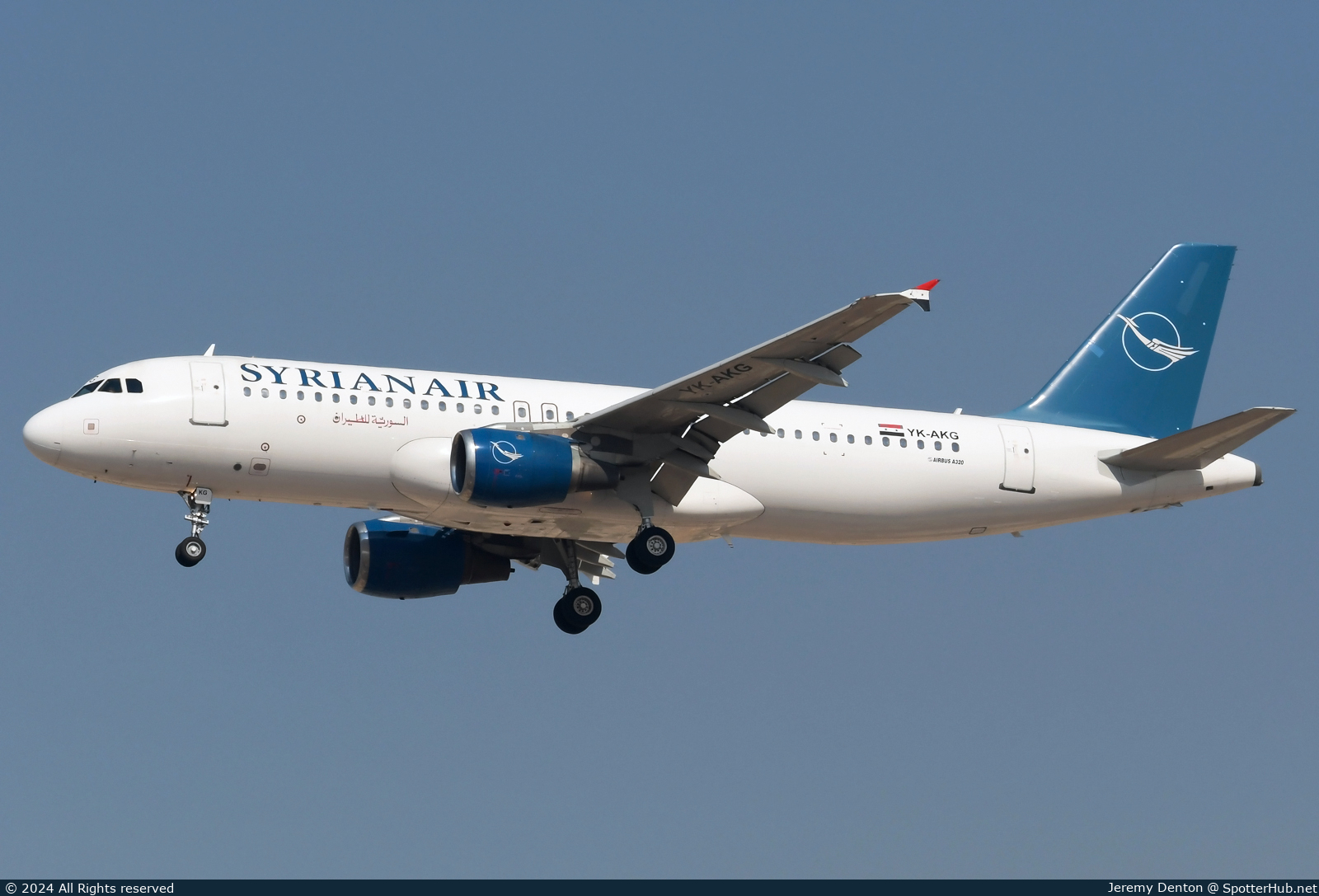 Photo of YK-AKG - Airbus A320-212 operated by Syrian Air