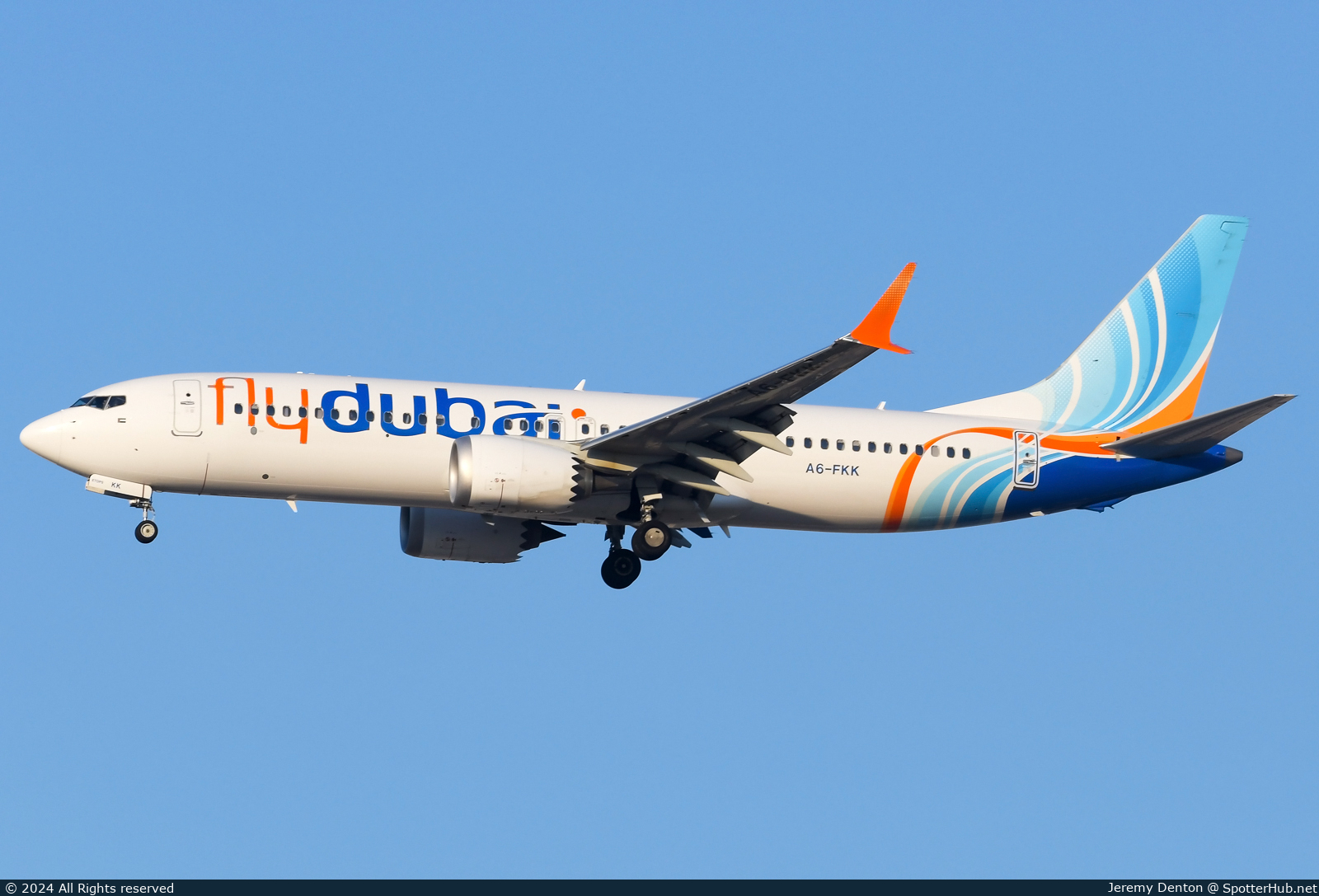 Photo of A6-FKK - Boeing 737 MAX 8 operated by flydubai