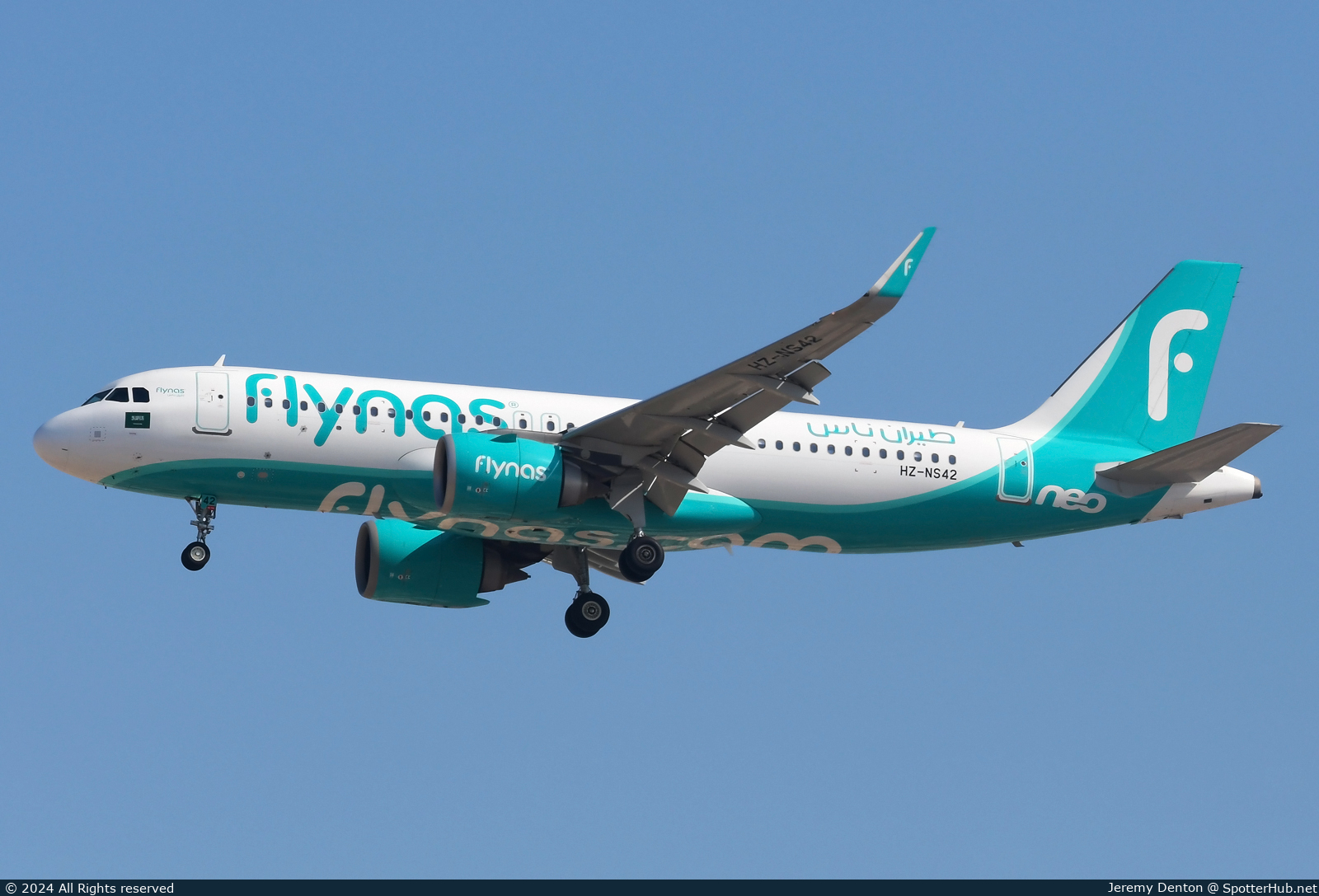 Photo of HZ-NS42 - Airbus A320-251N operated by Flynas
