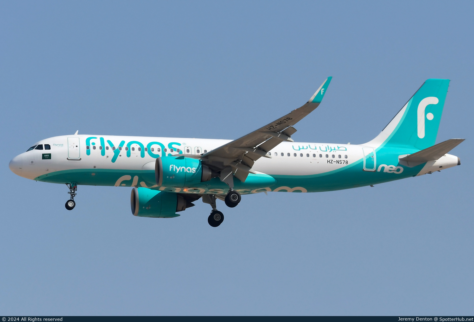 Photo of HZ-NS78 - Airbus A320-251N operated by Flynas