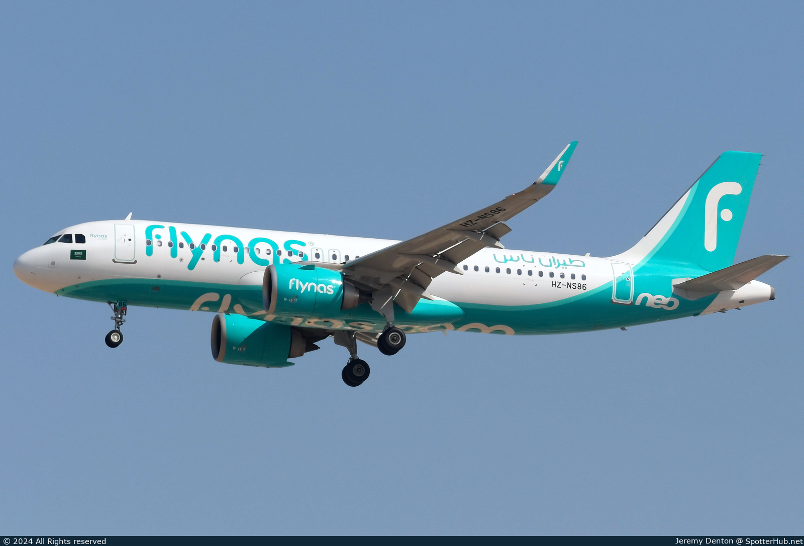Photo of HZ-NS86 - Airbus A320-251N operated by Flynas