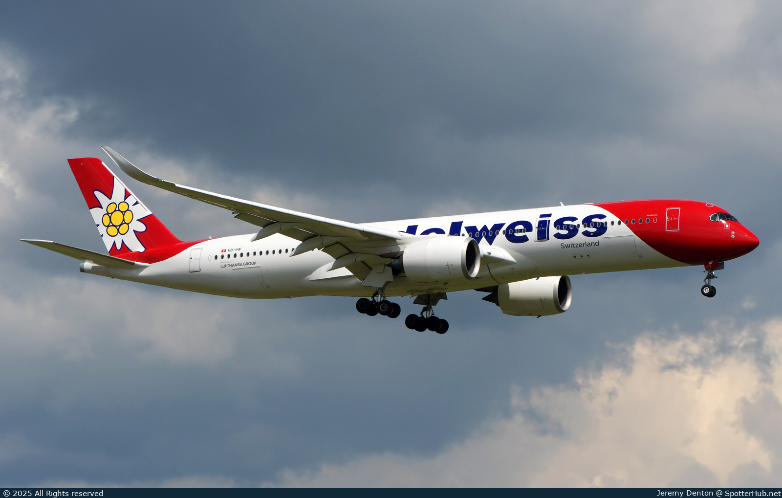 Photo of HB-IHF - Airbus A350-941 operated by Edelweiss Air