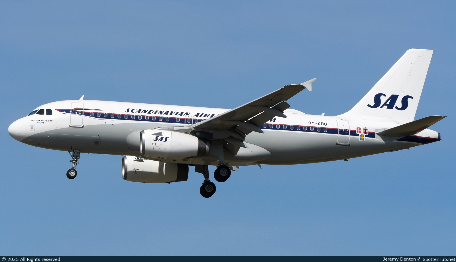 Photo of OY-KBO - Airbus A319-132 operated by SAS Scandinavian Airlines
