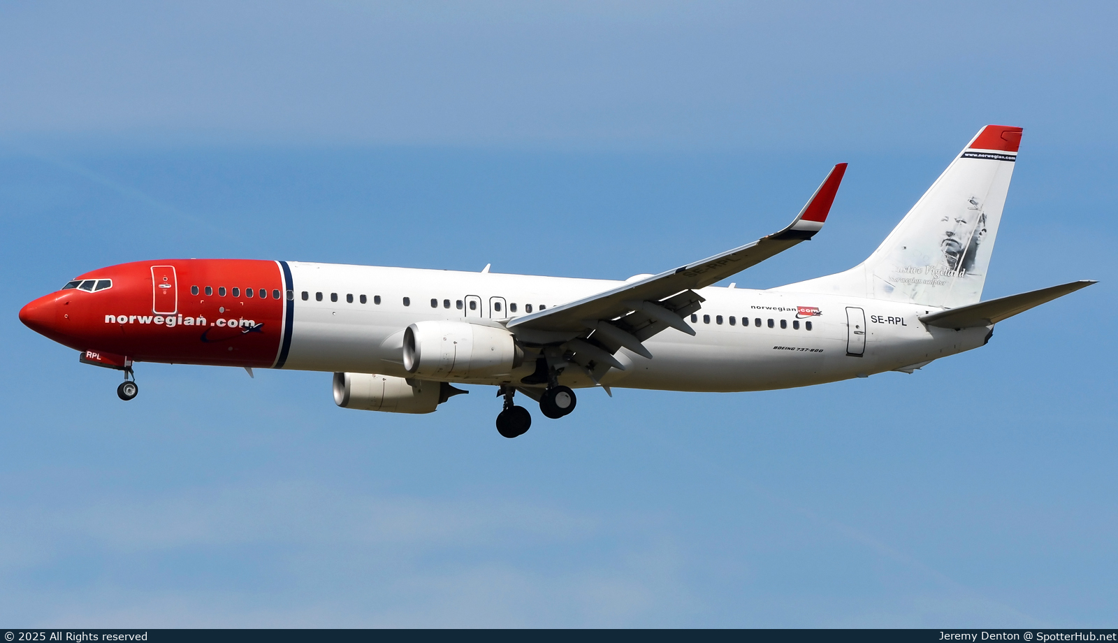 Photo of SE-RPL - Boeing 737-8JP operated by Norwegian Air Sweden