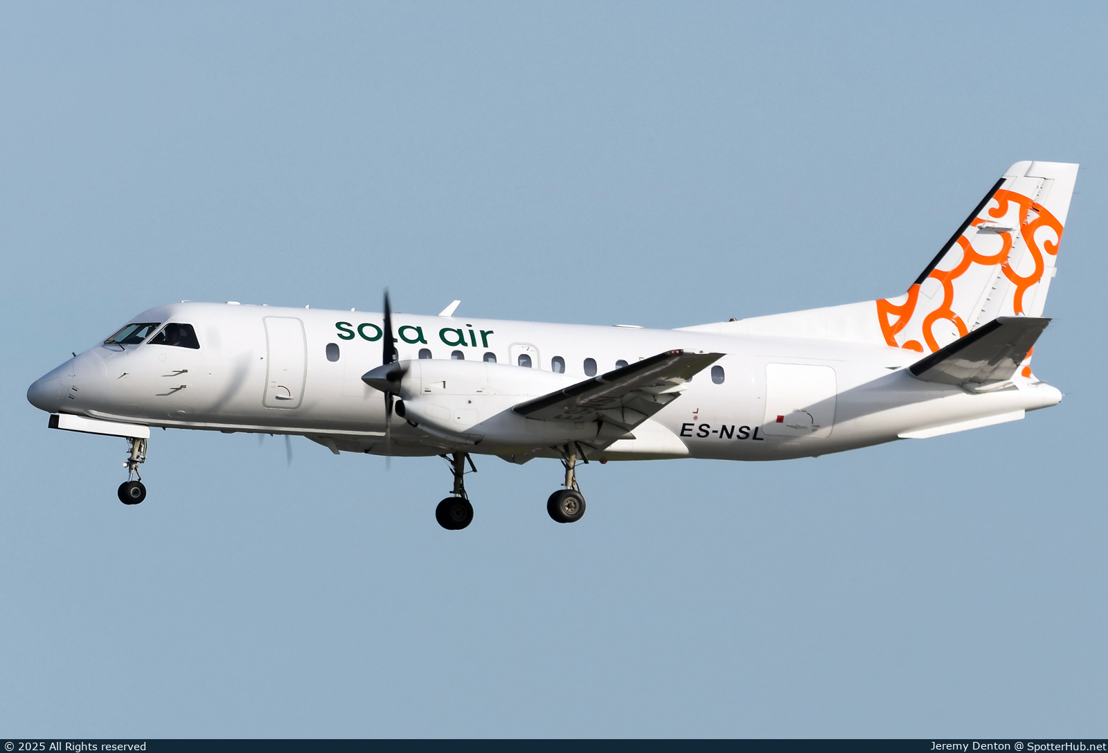 Photo of ES-NSL - Saab 340B operated by Sola Air (opb NyxAir)