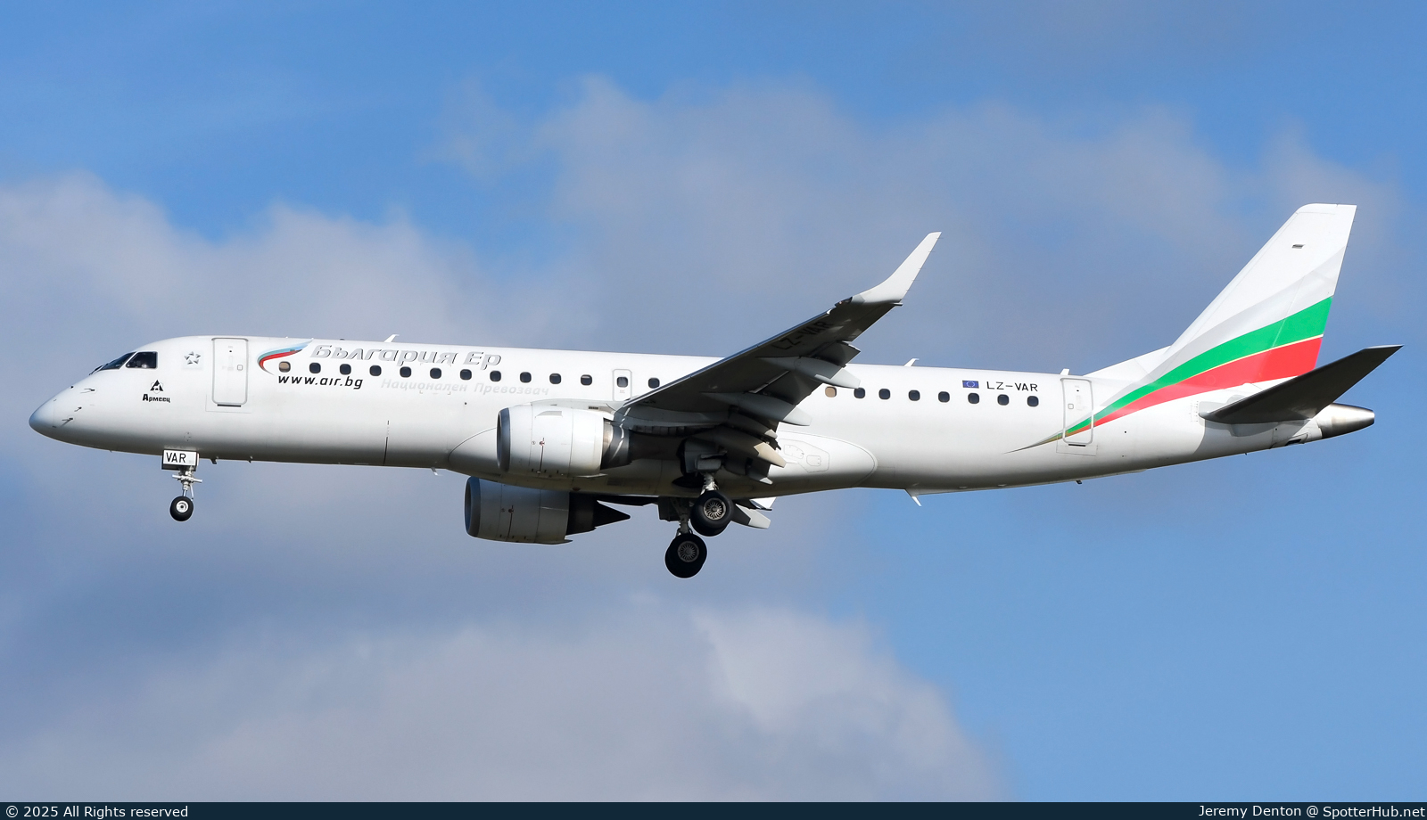 Photo of LZ-VAR - Embraer ERJ-190AR operated by Bulgaria Air