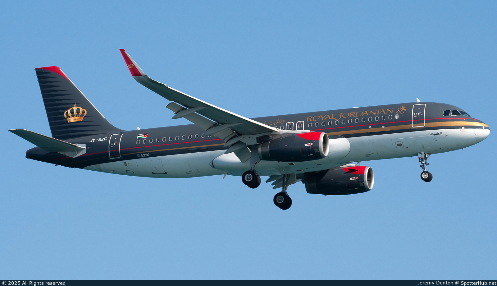 Photo of JY-AZC - Airbus A320-232 operated by Royal Jordanian Airlines