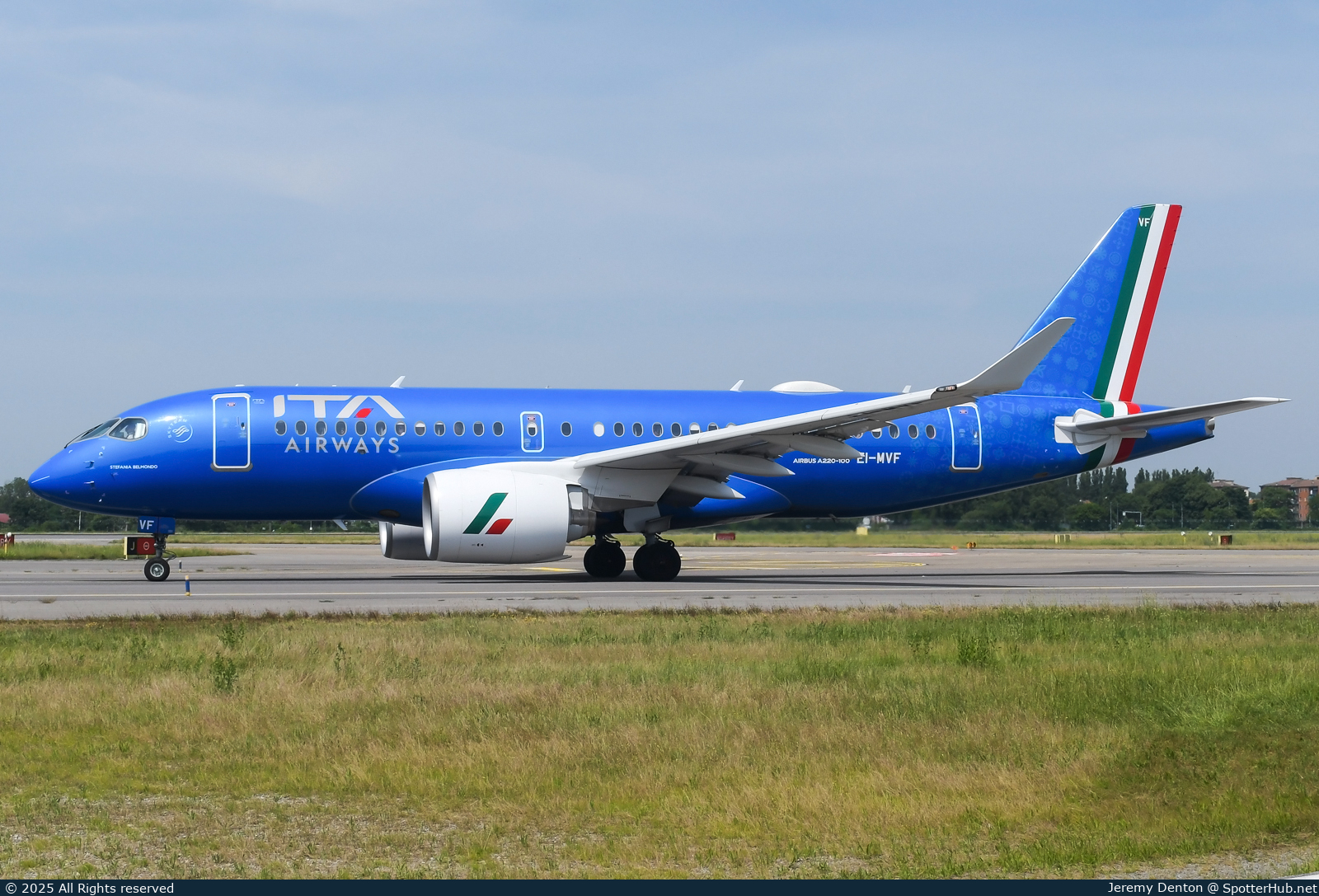 Photo of EI-MVF - Airbus A220-100 operated by ITA Airways
